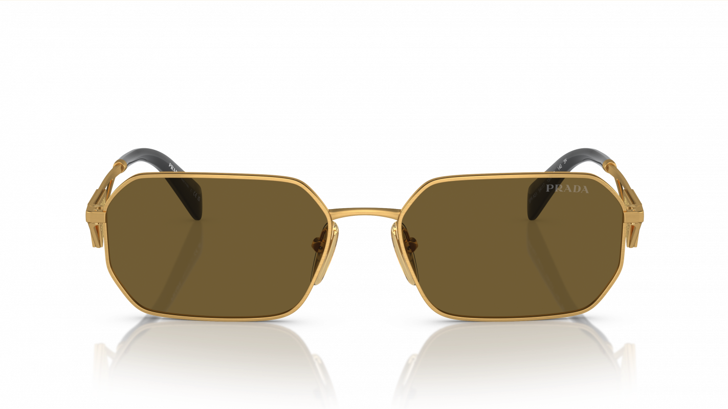 PRADA SUNGLASSES - PR A51S 15N01T 58 - Matte Gold