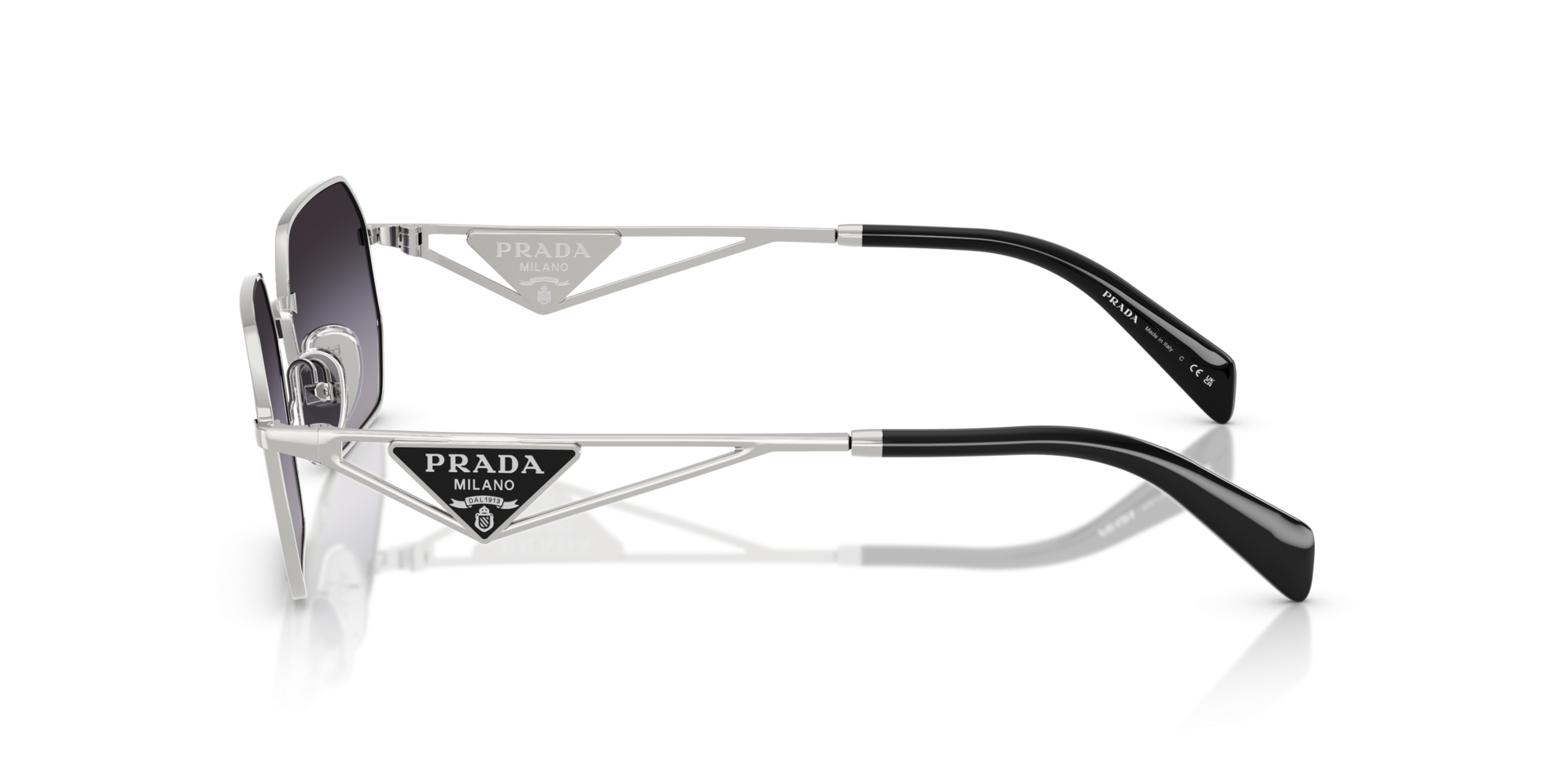 PRADA SUNGLASSES - PR A51S 1BC90A 58 - SILVER