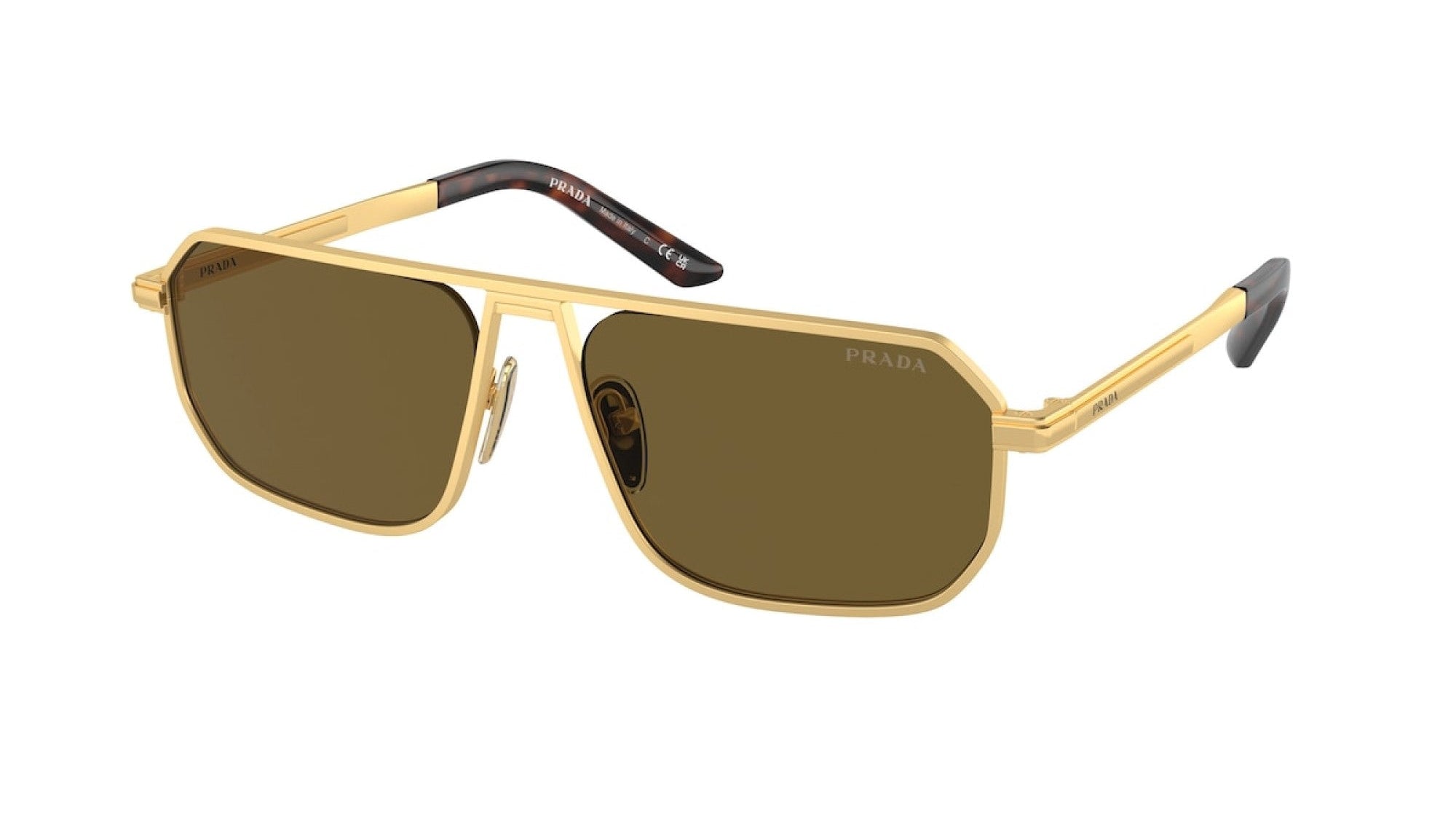 PRADA SUNGLASSES - PR A53S 1BK01T 59 - Matte Gold