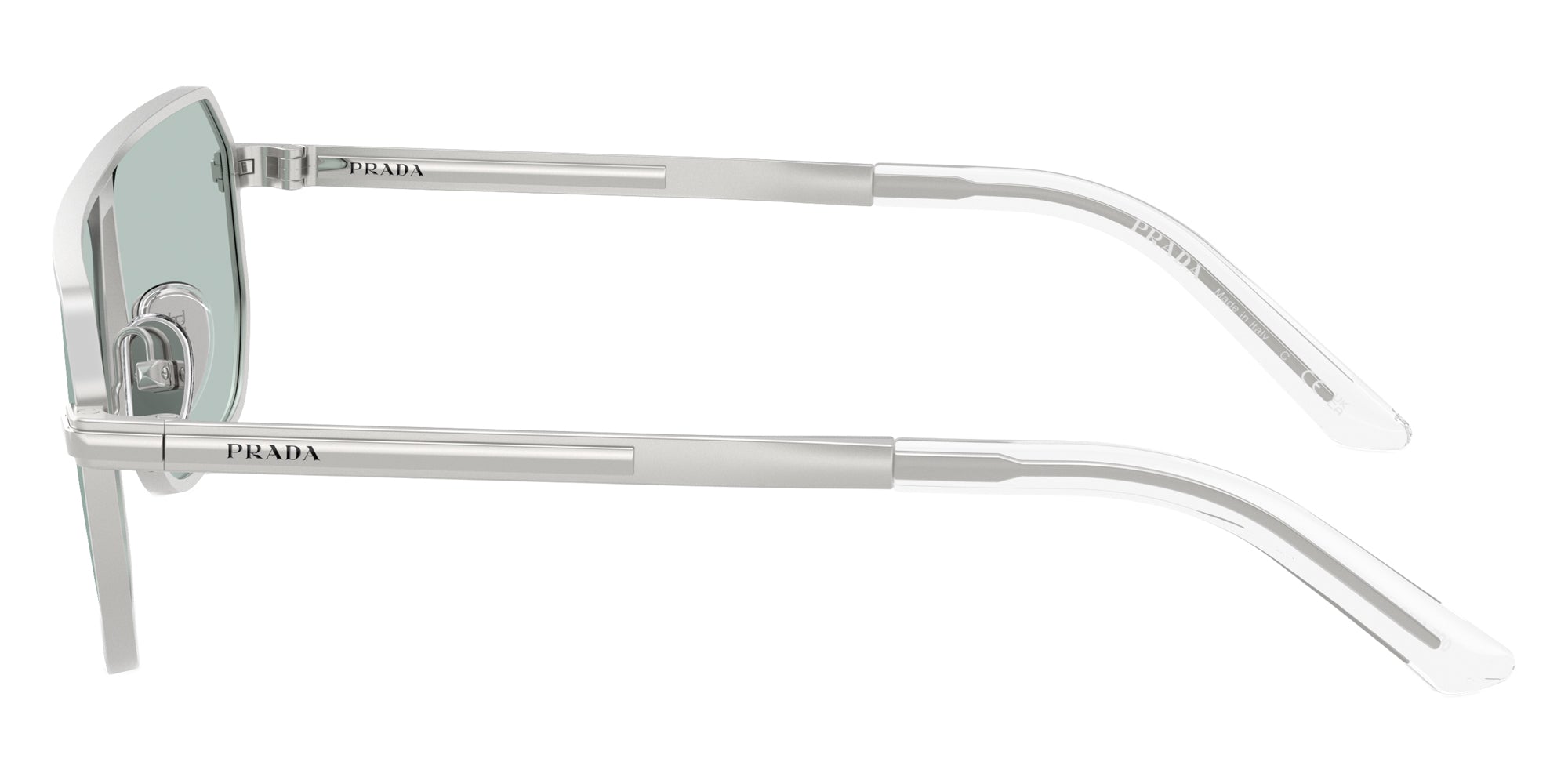 PRADA SUNGLASSES - PR A53S 27540N 59 - Matte Silver