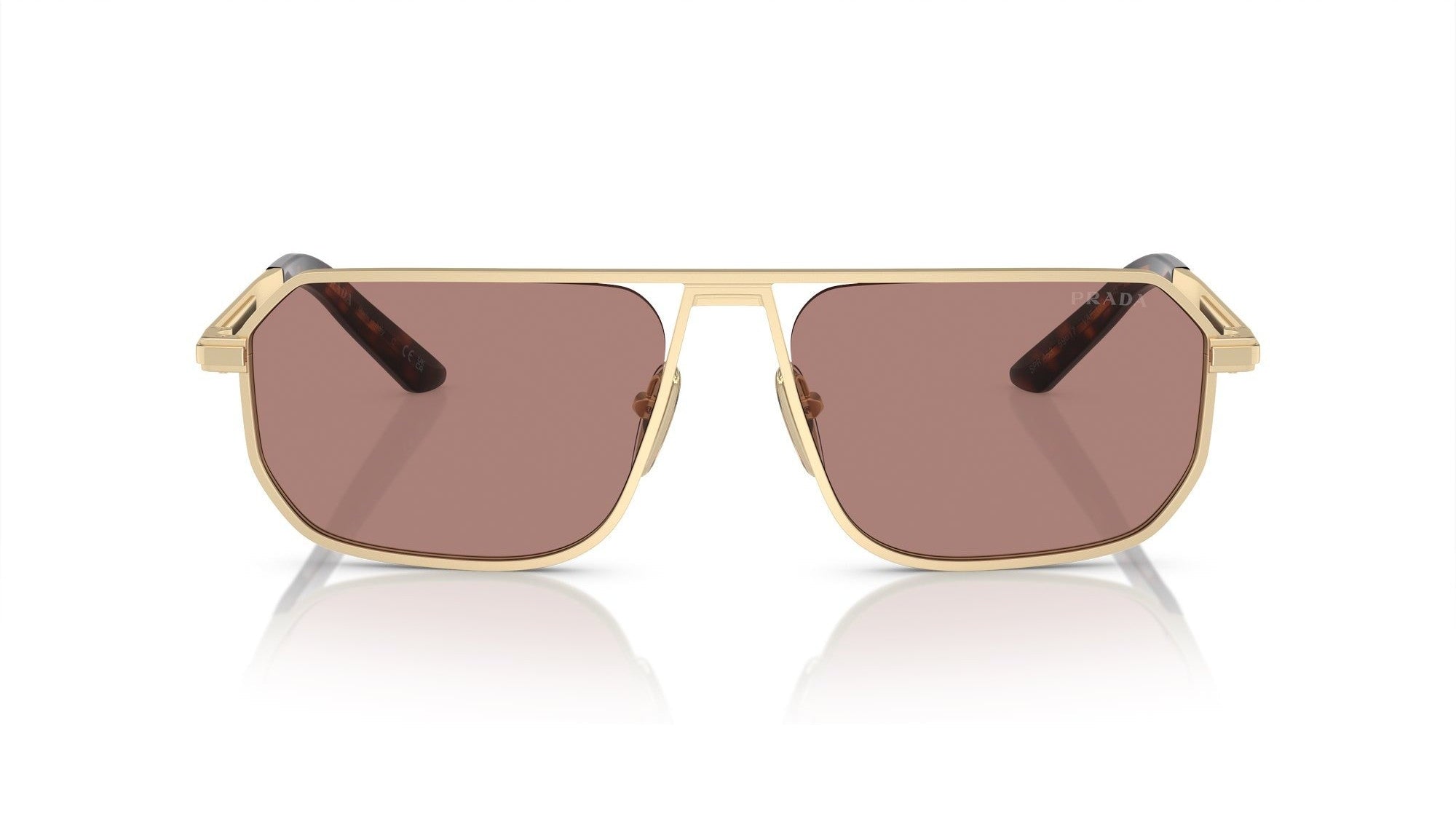 PRADA SUNGLASSES - PR A53S VAF10D 59 - Matte Pale Gold