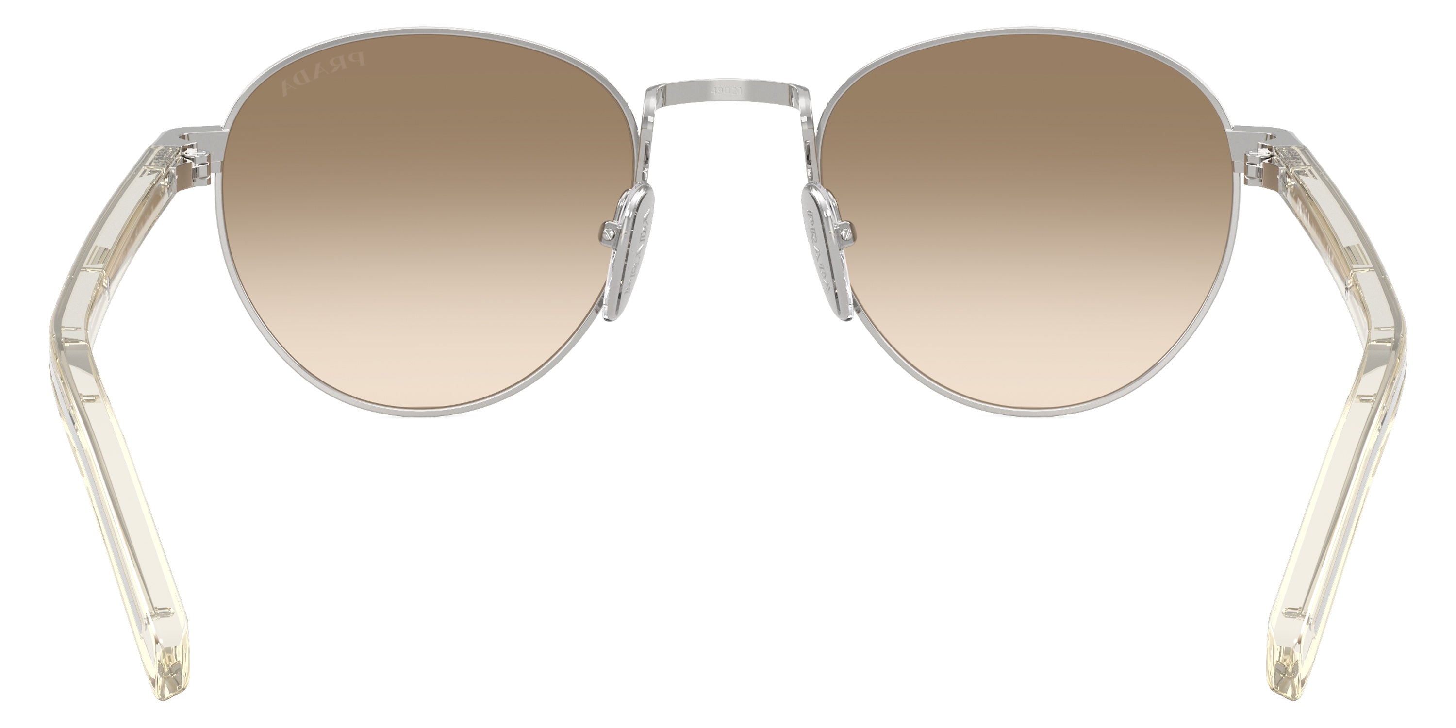 PRADA SUNGLASSES - PR B52S 1BC80K 49 - Silver/Transparent Champagne