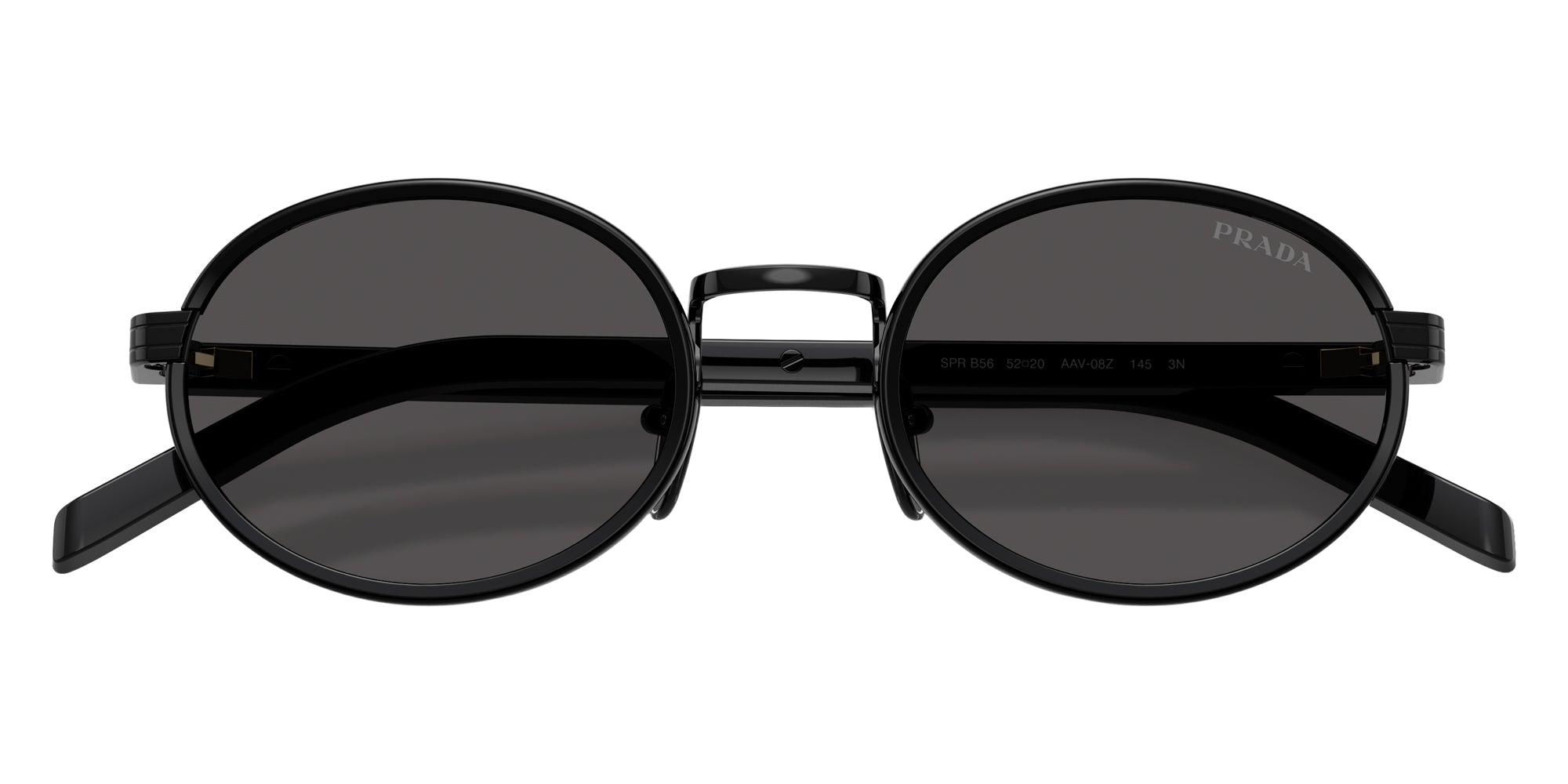 PRADA SUNGLASSES - PR B56S AAV08Z 52 - Black