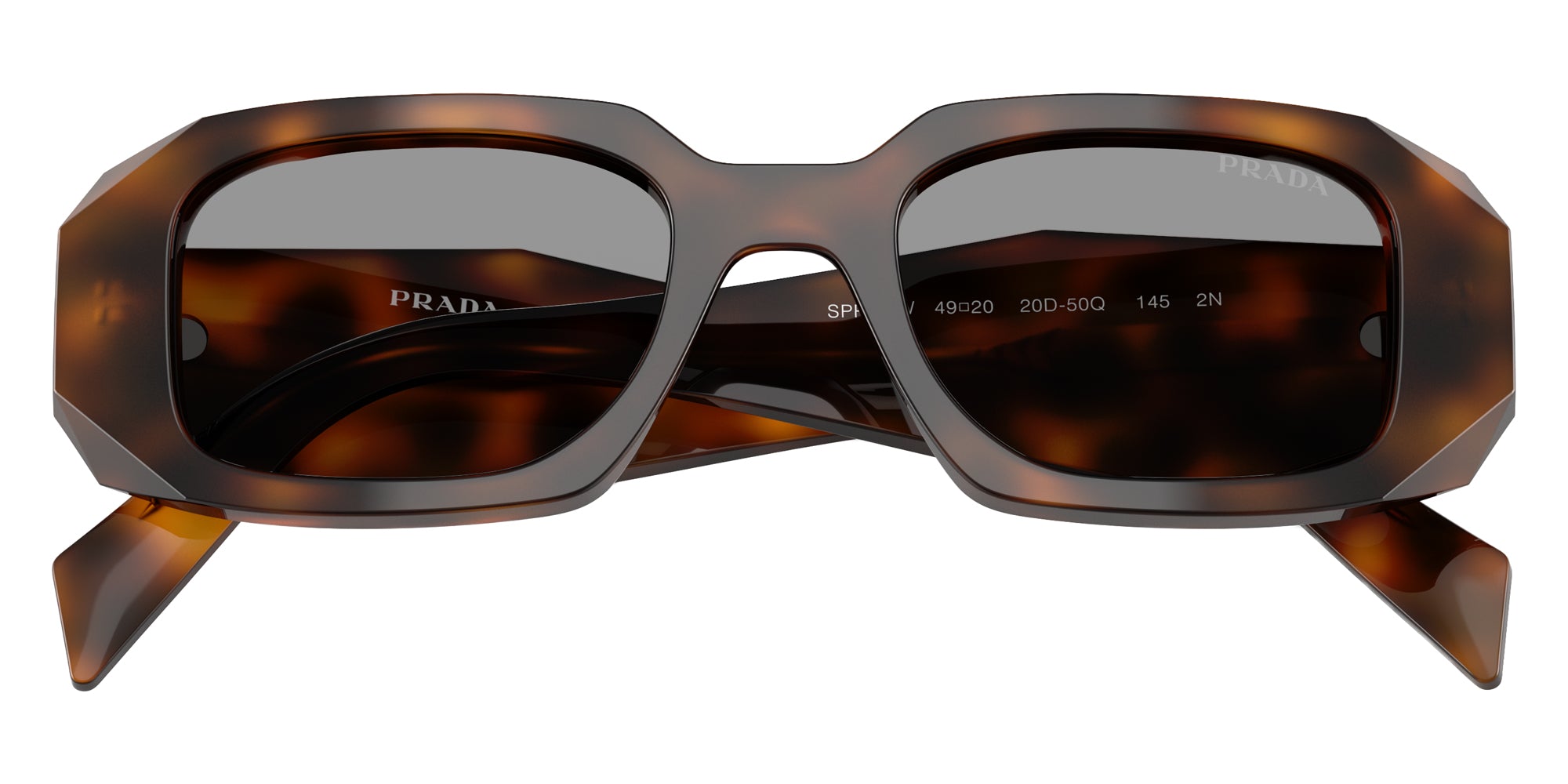 PRADA SUNGLASSES SYMBOLE - PR 17WS 20D50Q 49 - Juniper Tortoise