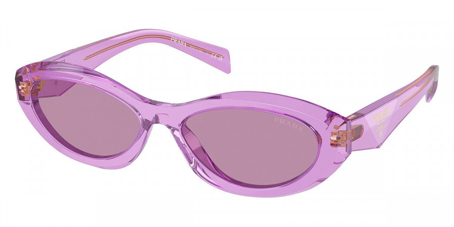 PRADA SUNGLASSES SYMBOLE - PR 26ZS 13R07Q 55 - Transparent Amethyst