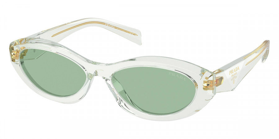 PRADA SUNGLASSES SYMBOLE - PR 26ZS 14R20E 55 - Transparent Mint