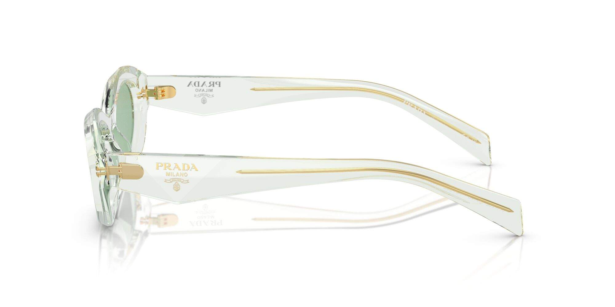 PRADA SUNGLASSES SYMBOLE - PR 26ZS 14R20E 55 - Transparent Mint