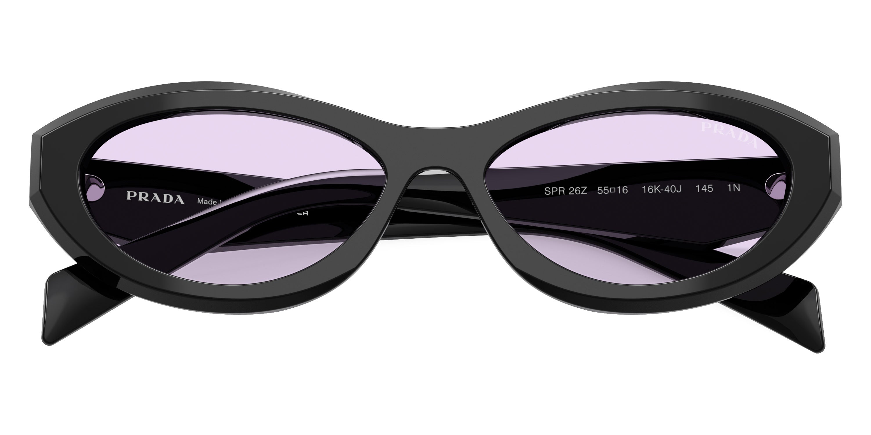 PRADA SUNGLASSES SYMBOLE - PR 26ZS 16K40J 55 - Black