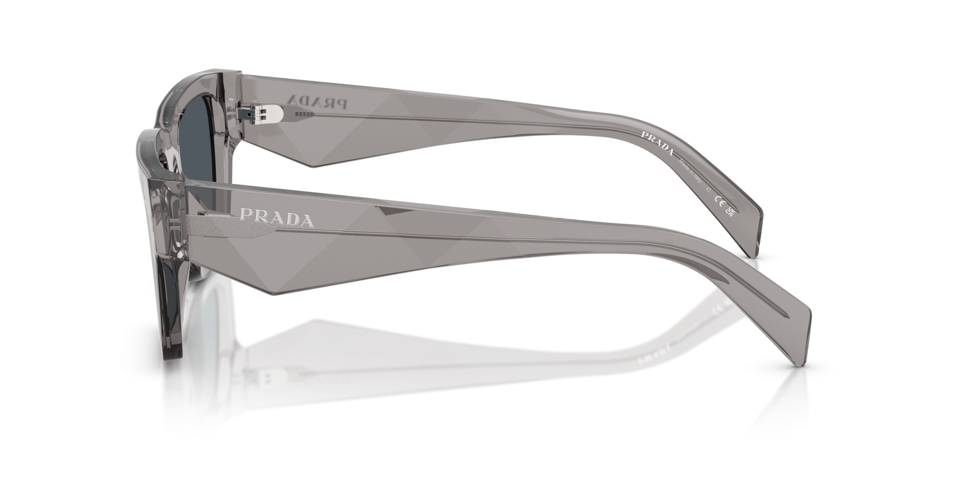 PRADA SUNGLASSES SYMBOLE - PR A06S 16Z70B 50 - Transparent Dark Gray