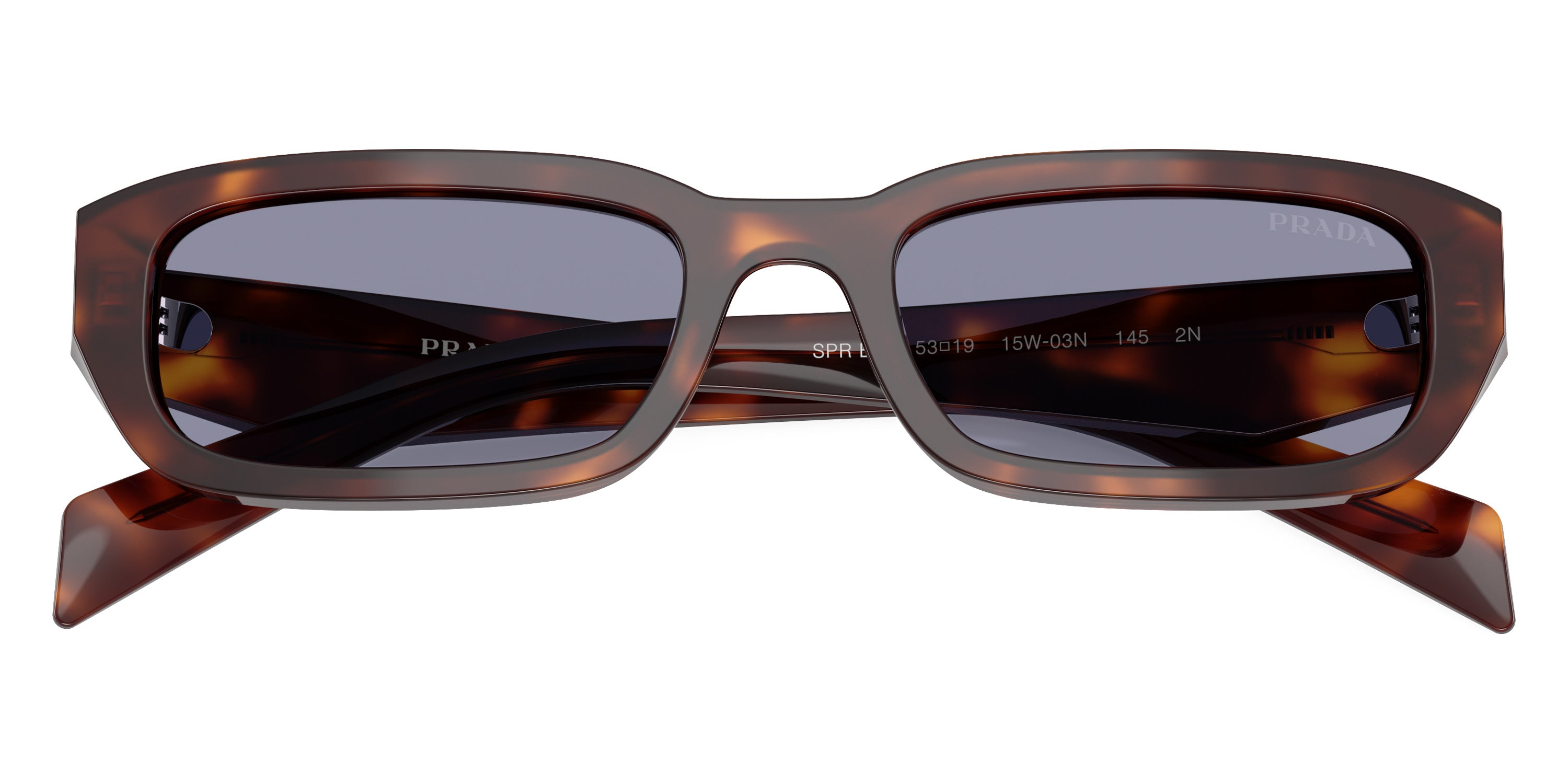 PRADA SUNGLASSES SYMBOLE - PR B06S 15W03N 53 - Classic Tortoise