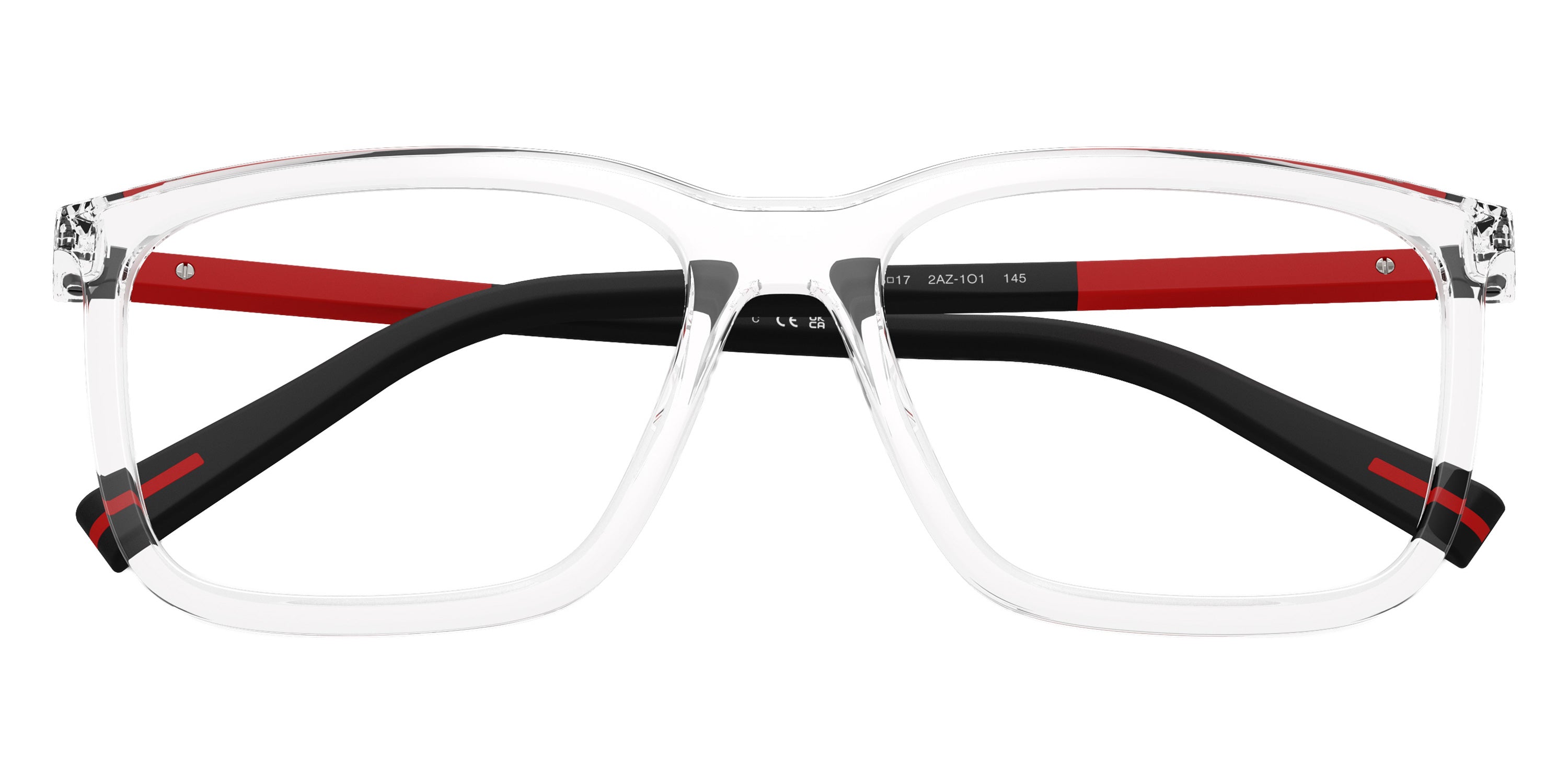 PRADA LINEA ROSSA EYEGLASSES - PS 01SV 2AZ1O1 54 - Crystal
