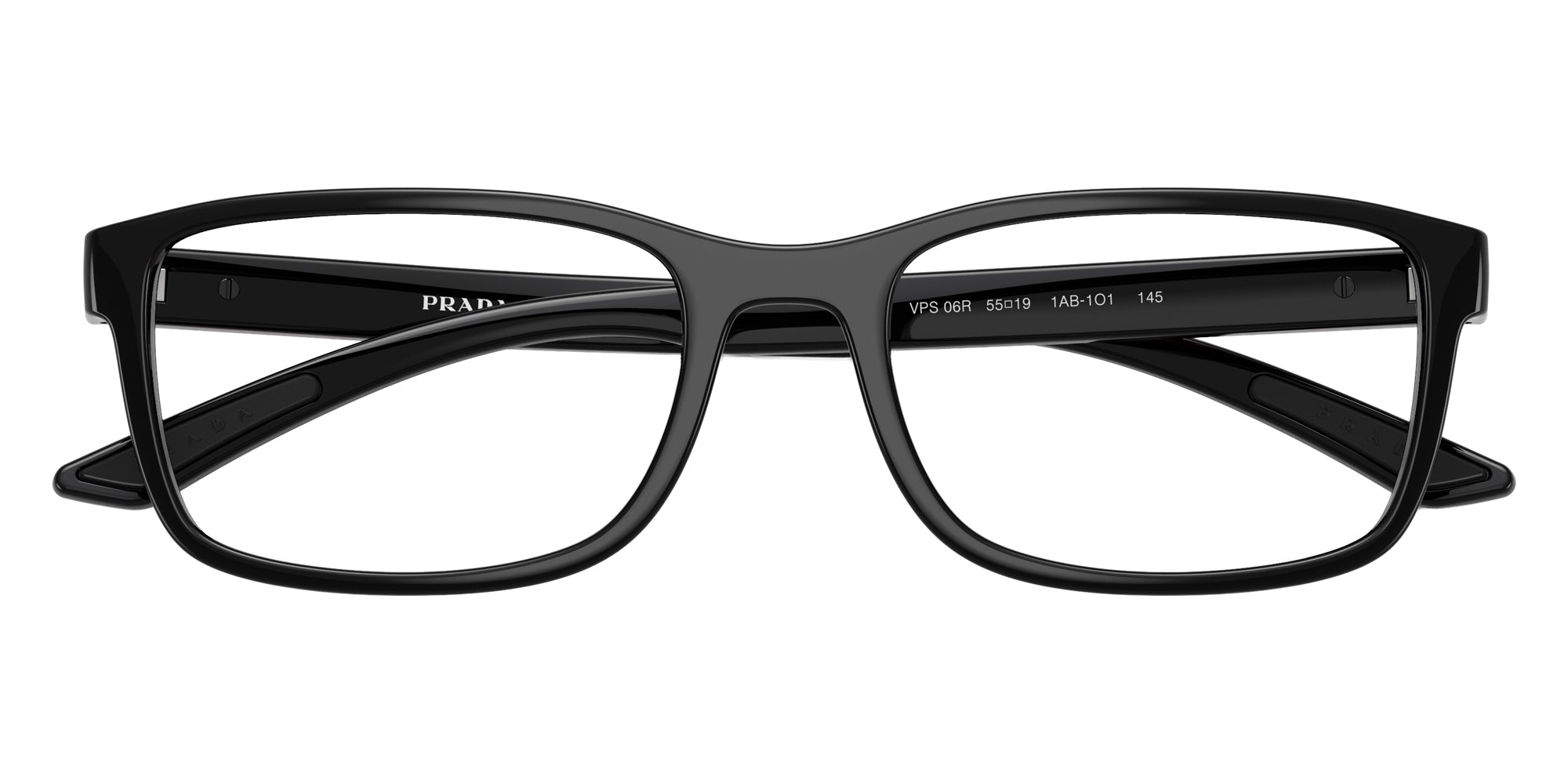PRADA LINEA ROSSA EYEGLASSES - PS 06RV 1AB1O1 53 - Black
