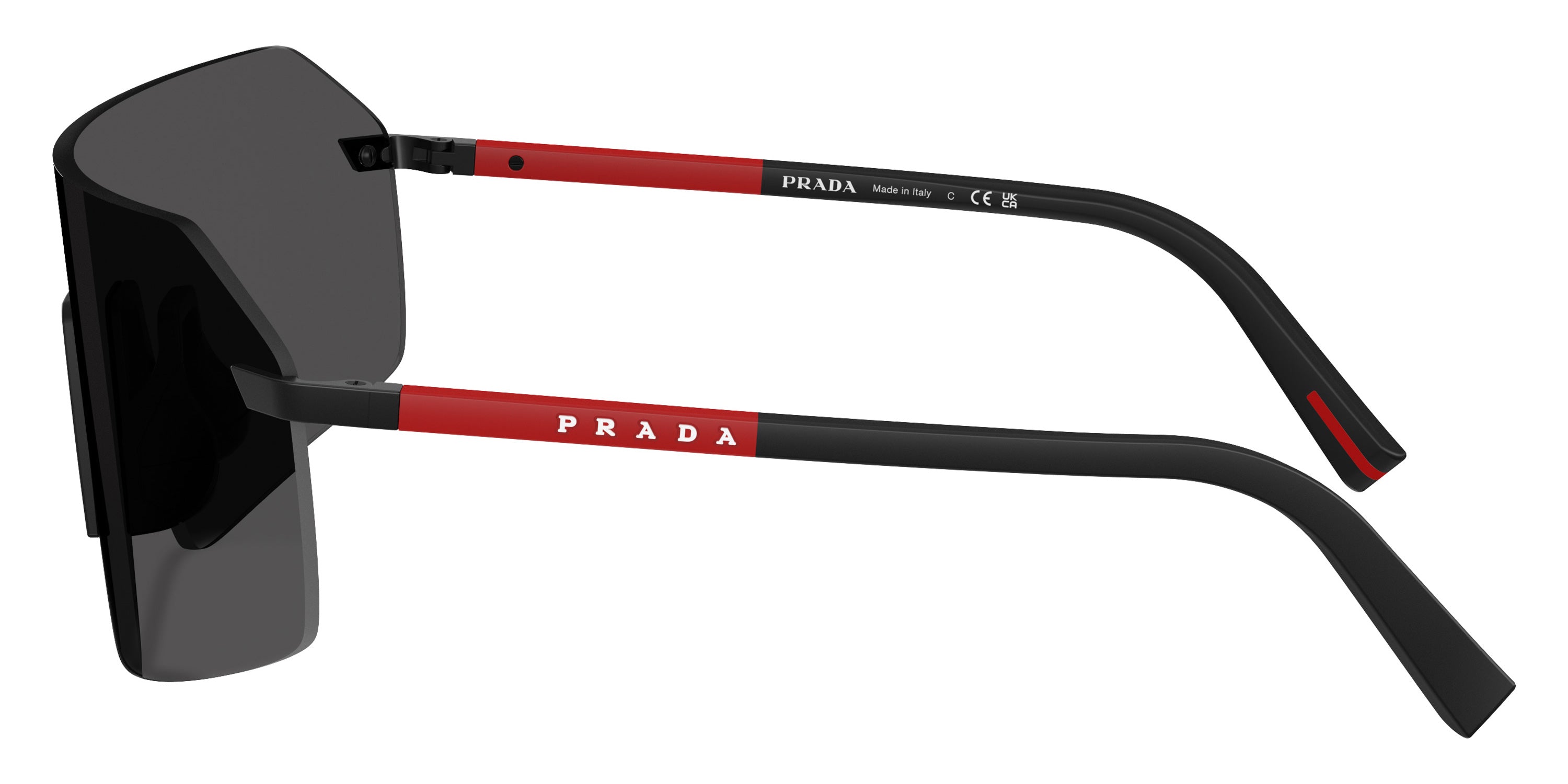 PRADA LINEA ROSSA SUNGLASSES - PS B50S 1BO06F 136 - Black
