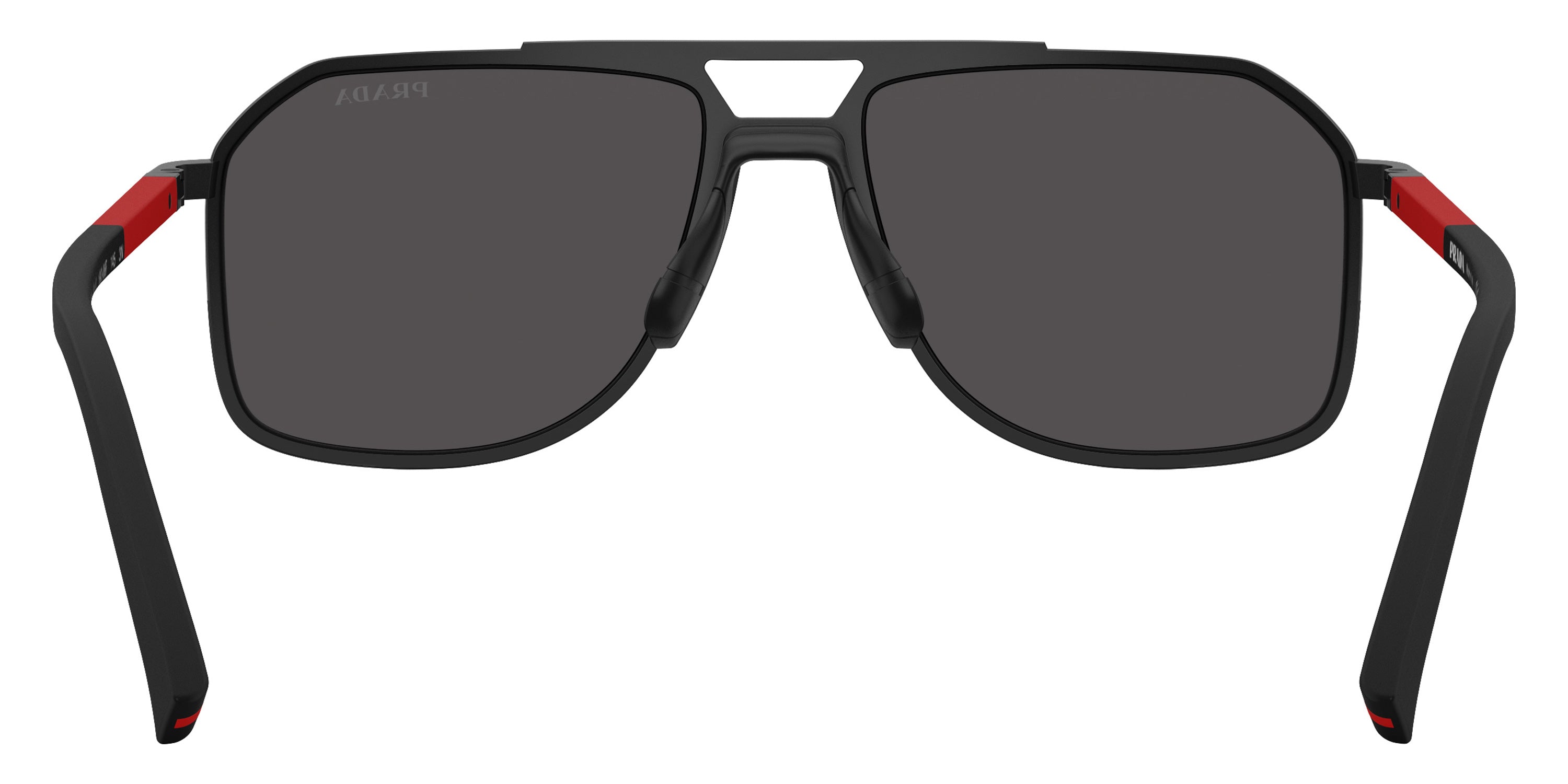 نظارات برادا لينيا روسا الشمسية - PS B51S 1BO06F 56 - أسود مطفي