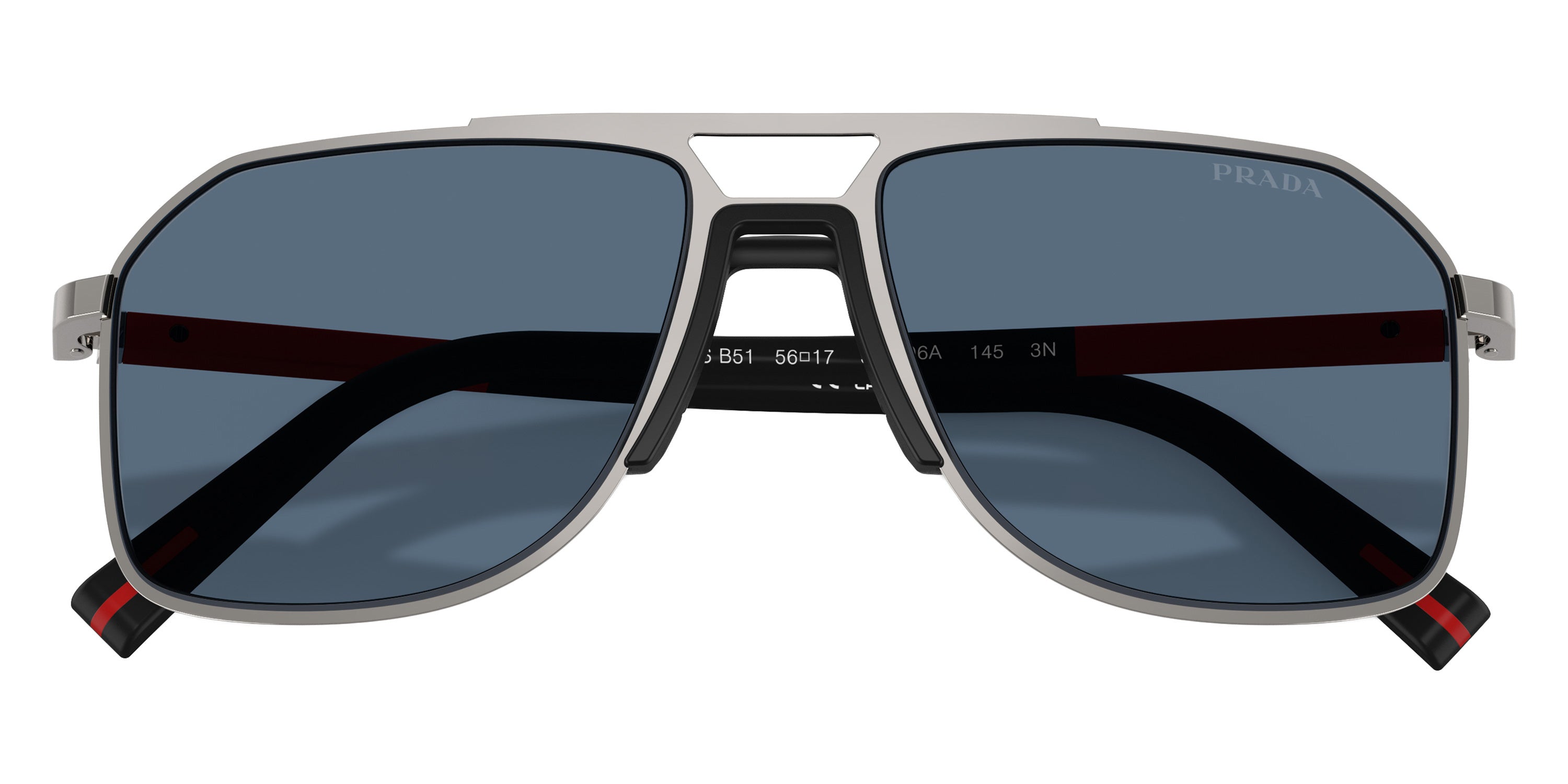 Prada Linea Rossa PS B51S 5AV06A 56 - Gunmetal