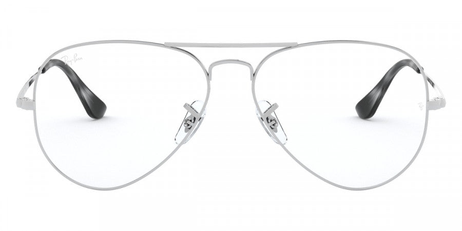 RAY-BAN EYEGLASSES AVIATOR - RX6489 2501 55 - Silver