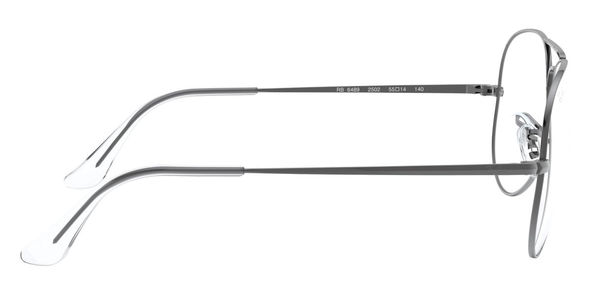 RAY-BAN EYEGLASSES AVIATOR - RX6489 2502 55 - Gunmetal