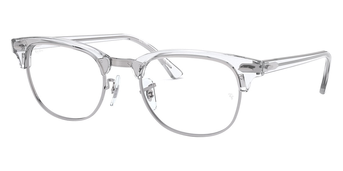 RAY-BAN EYEGLASSES CLUBMASTER - RX5154 2001 53 - White Transparent