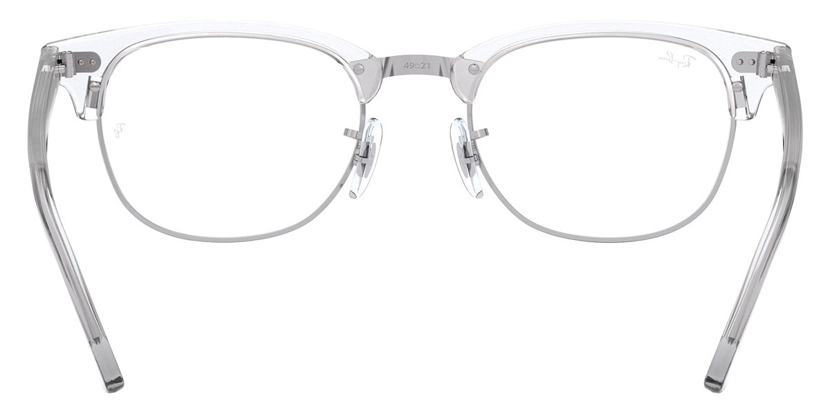RAY-BAN EYEGLASSES CLUBMASTER - RX5154 2001 53 - White Transparent