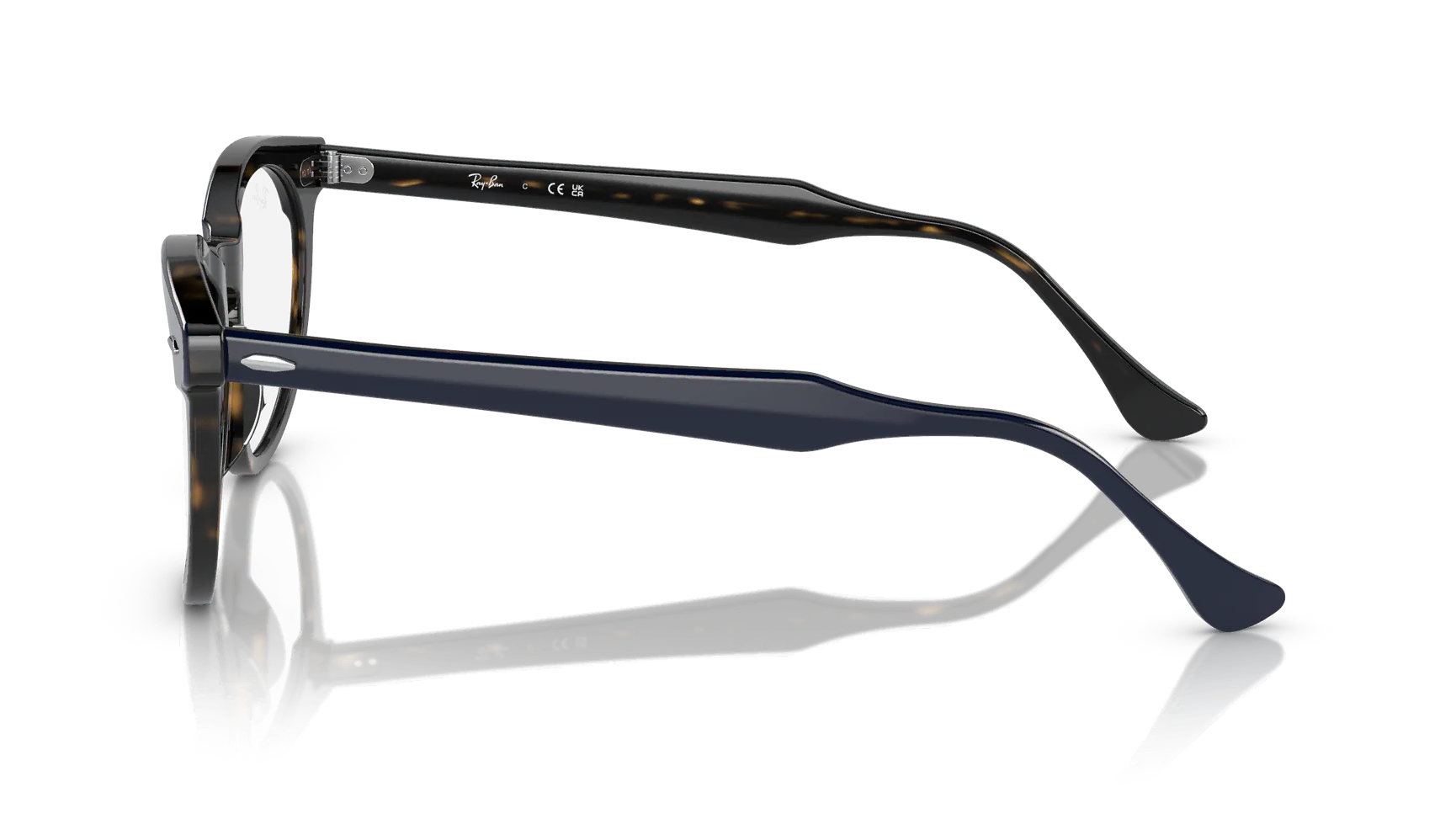 RAY-BAN EYEGLASSES EAGLE EYE - RX5598 8378 51 - Blue on Havana