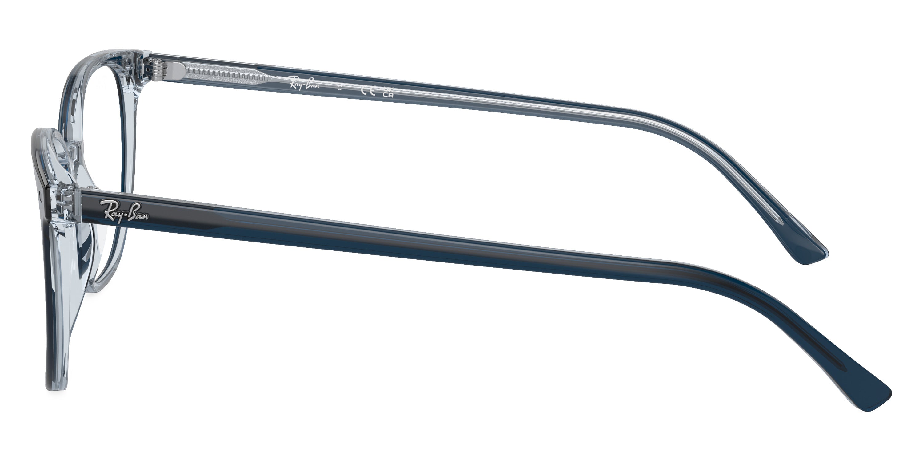 RAY-BAN EYEGLASSES ELLIOT - RX5397 8324 48 - Blue on Transparent Blue