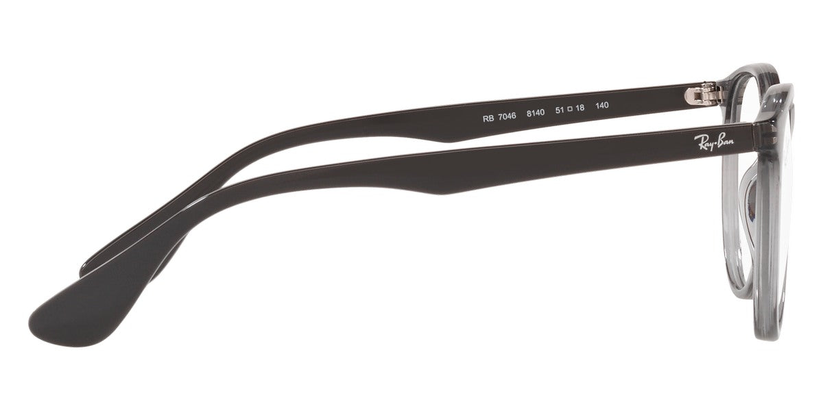 RAY-BAN EYEGLASSES ERIKA - RX7046 8140 51 - Transparent Gray