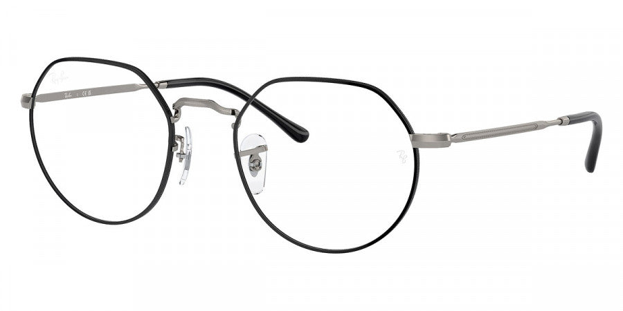 RAY-BAN EYEGLASSES JACK - RX6465 3179 51 - Black on Gunmetal