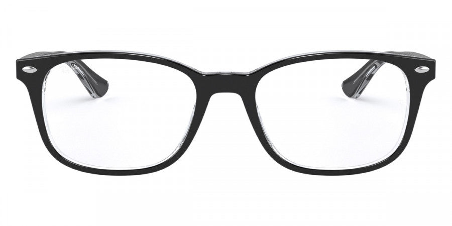 RAY-BAN EYEGLASSES - RX5375 2034 53 - Black On Transparent