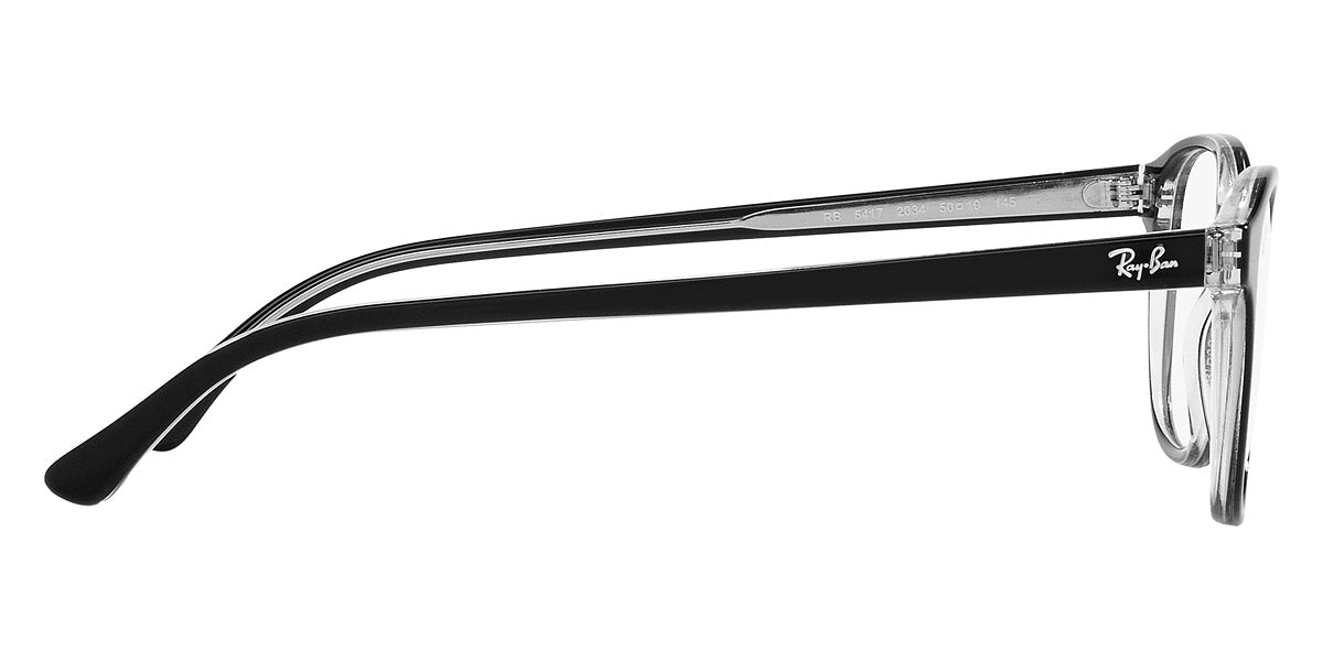 RAY-BAN EYEGLASSES - RX5417 2034 52 - Black on Transparent
