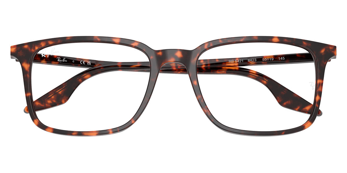 RAY-BAN EYEGLASSES - RX5421 8423 55 - Havana Red Turtle