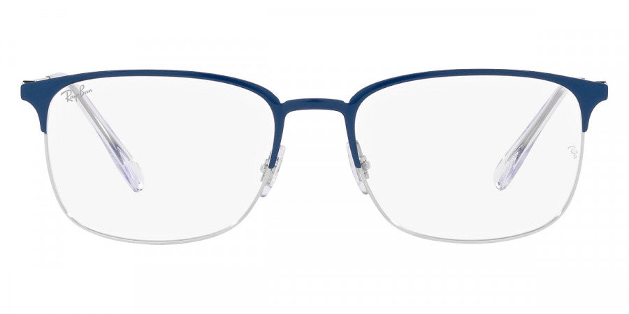 RAY-BAN EYEGLASSES - RX6494 Blue on Silver