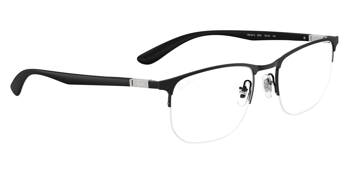 RAY-BAN EYEGLASSES - RX6513 2904 53 - Matte Black on Black