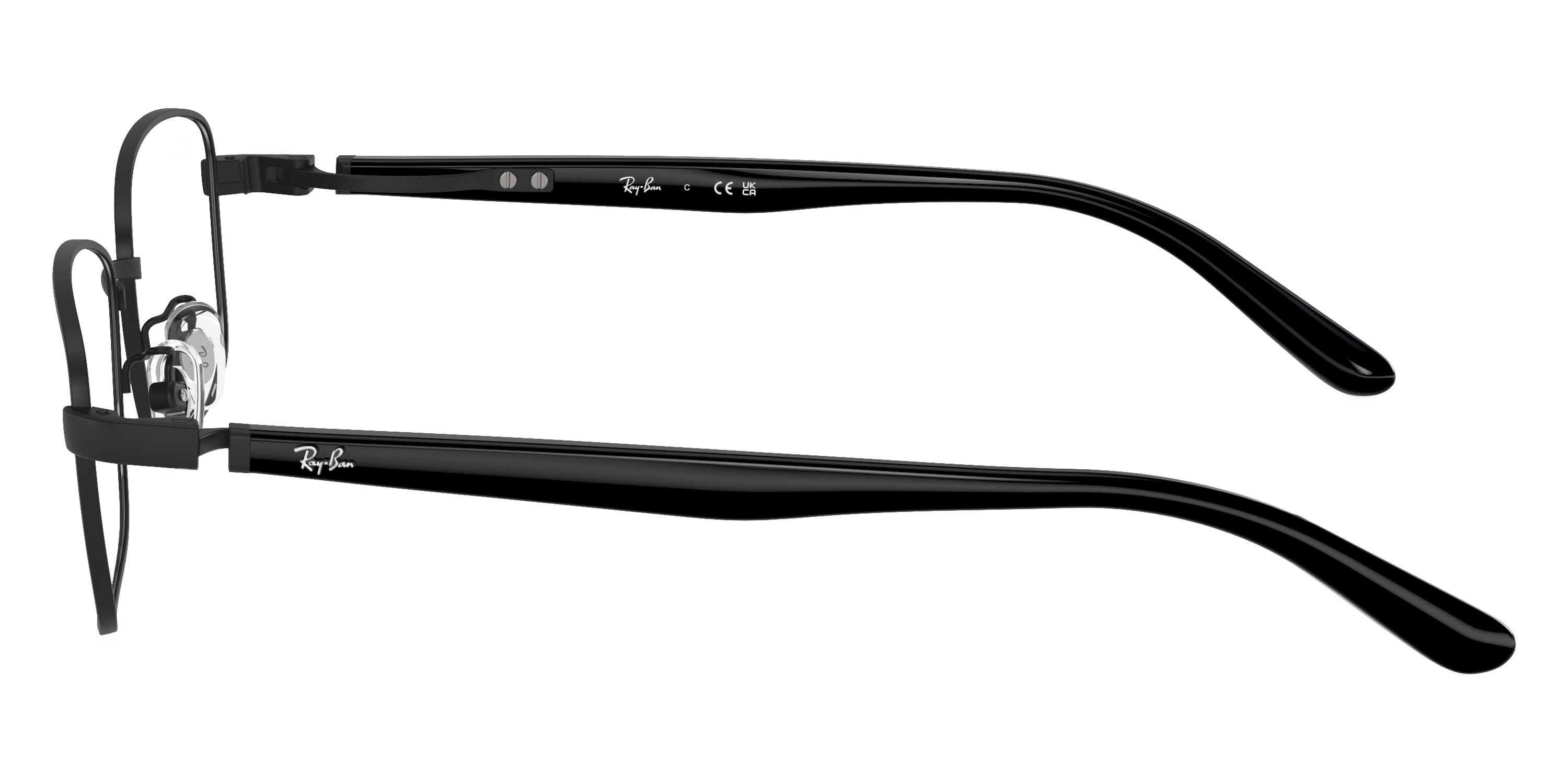 RAY-BAN EYEGLASSES - RX6527D 2503 56 - Black/Matte Black