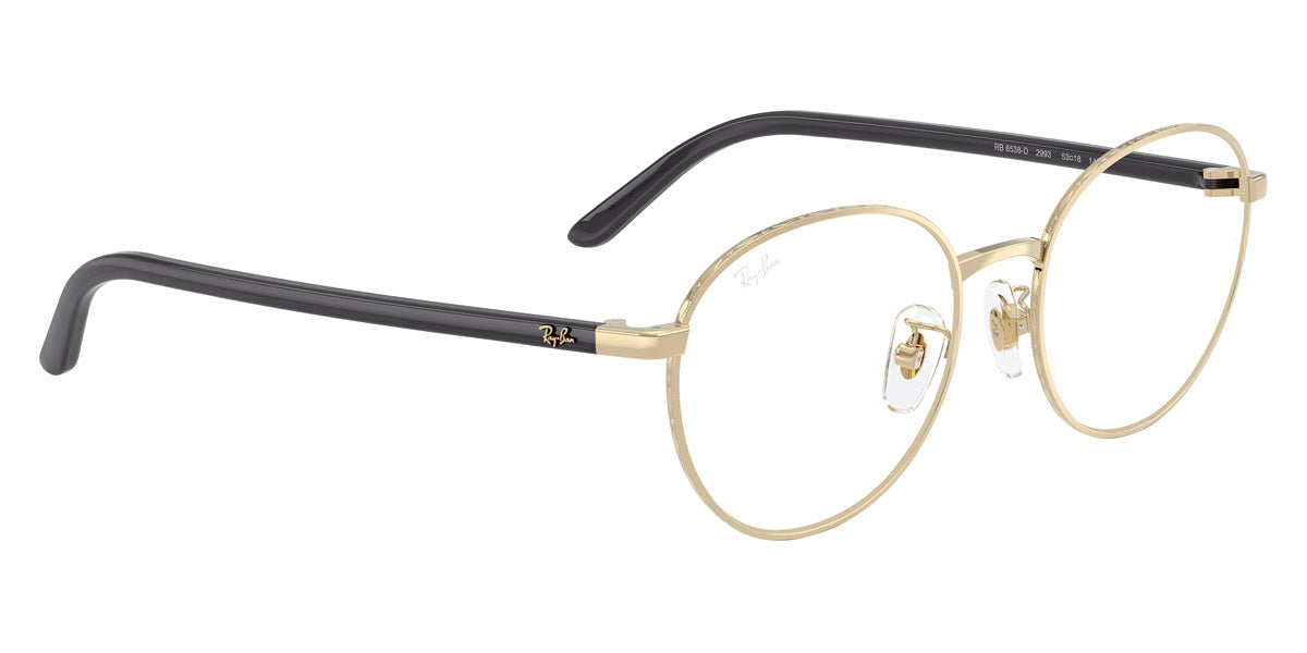 RAY-BAN EYEGLASSES - RX6538D 2993 53 - Pale Gold