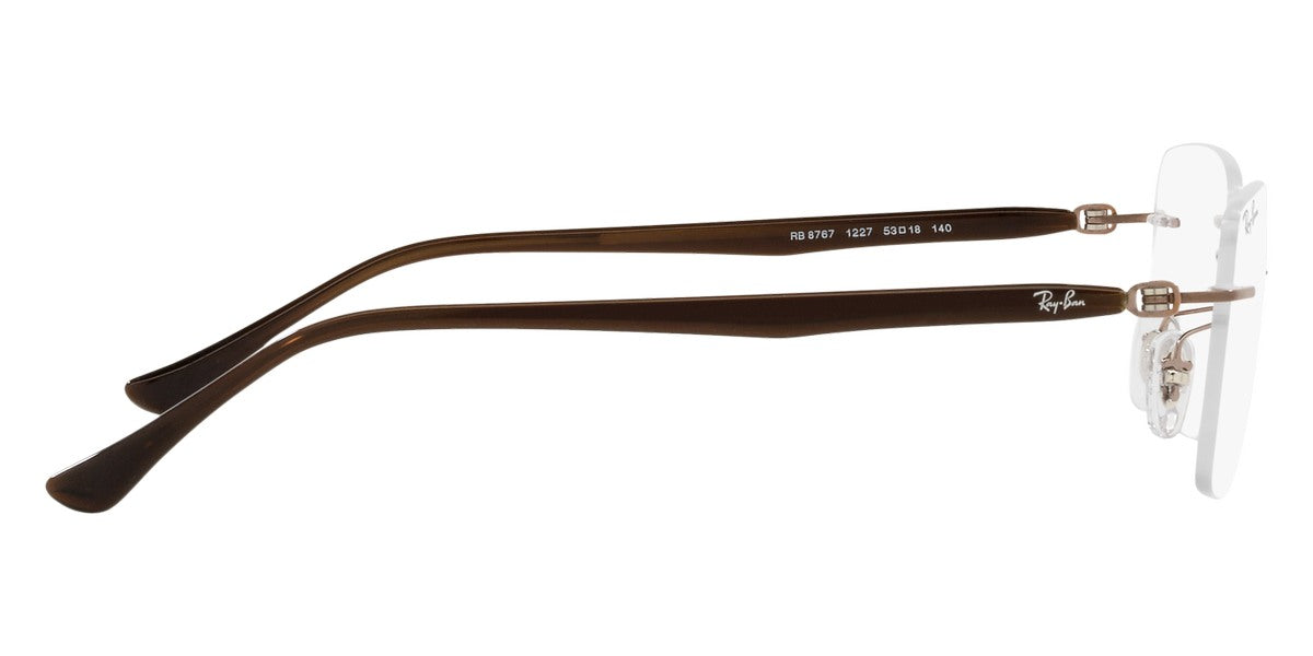 RAY-BAN EYEGLASSES - RX8767 1227 51 - Brown On Light Brown