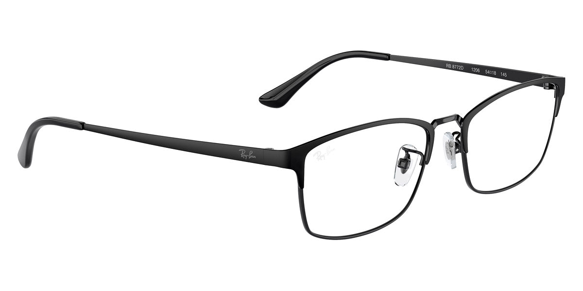 RAY-BAN EYEGLASSES - RX8772D 1206 56 - Black/Black on Black
