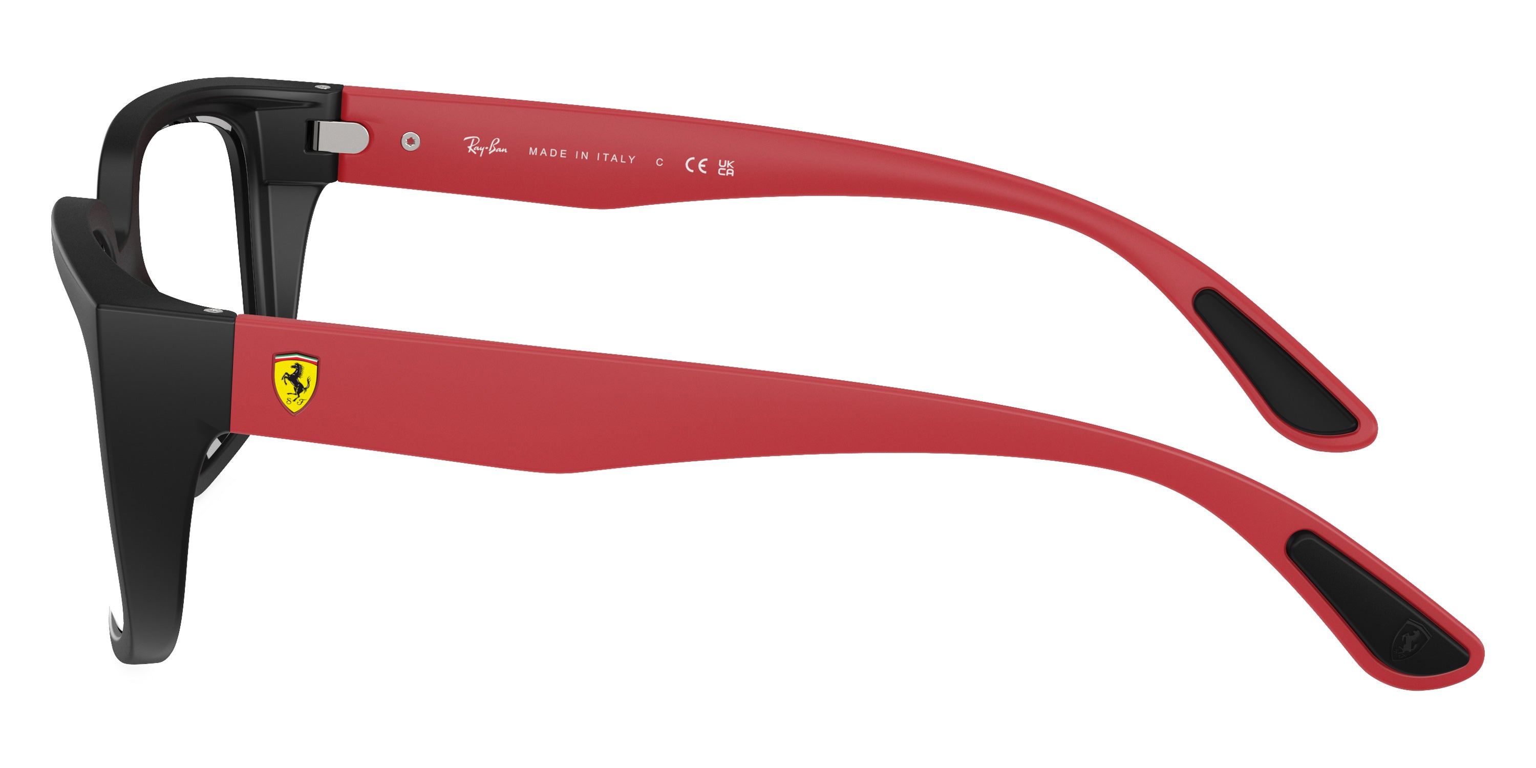 RAY-BAN EYEGLASSES SCUDERIA FERRARI - RX4443VM F700 55 - Black/Matte Red