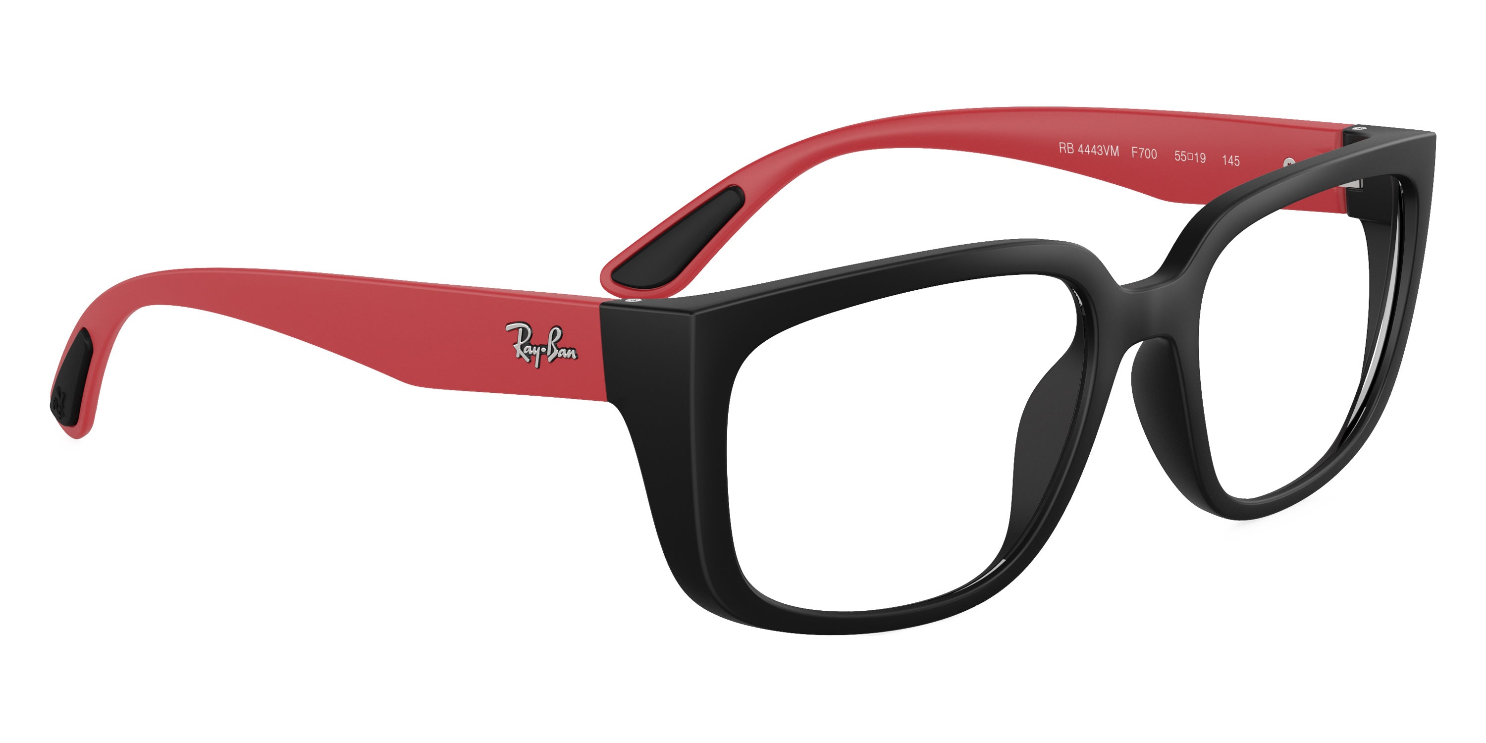 RAY-BAN EYEGLASSES SCUDERIA FERRARI - RX4443VM F700 55 - Black/Matte Red