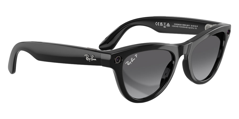 RAY-BAN META SUNGLASSES SKYLER (GEN 2) - RW4014 601/T3 52 - Shiny Black