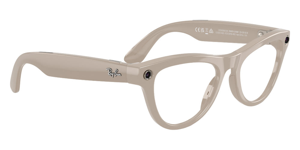 RAY-BAN META SUNGLASSES SKYLER (GEN 2) - RW4014 6700MF 52 - Shiny Chalky Gray