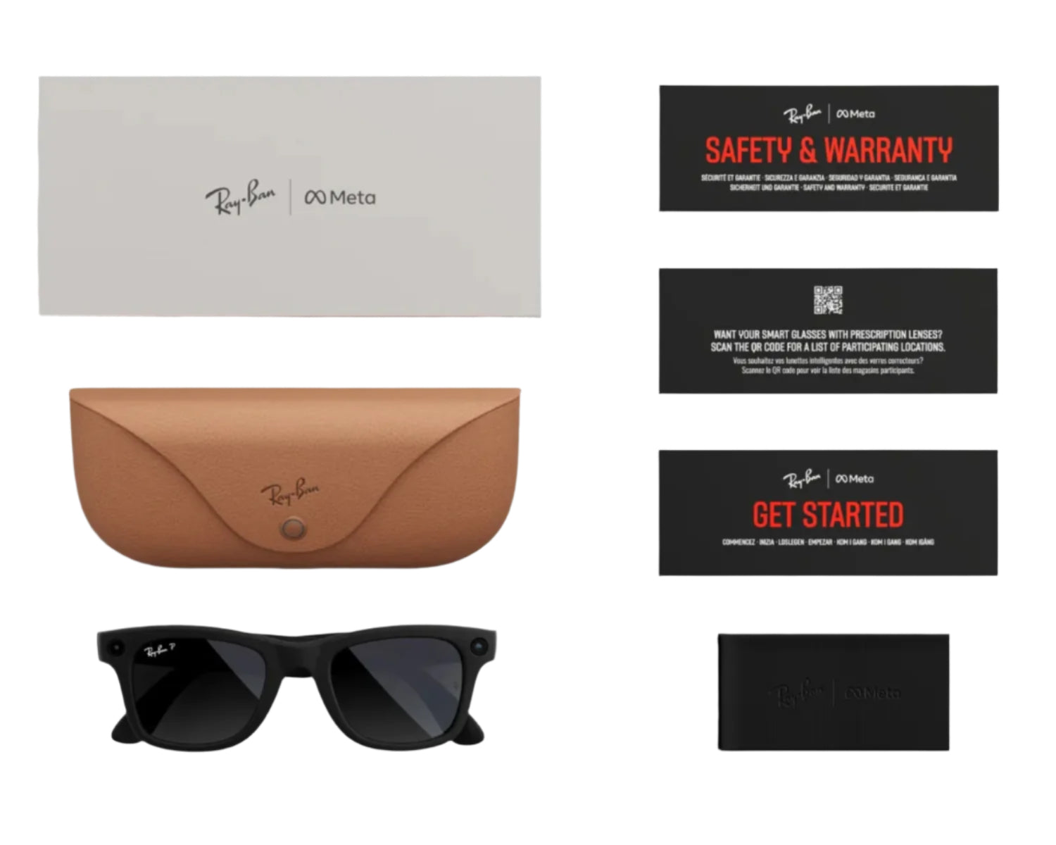 RAY-BAN META SUNGLASSES WAYFARER (GEN 1) - RW4008 601ST3 55