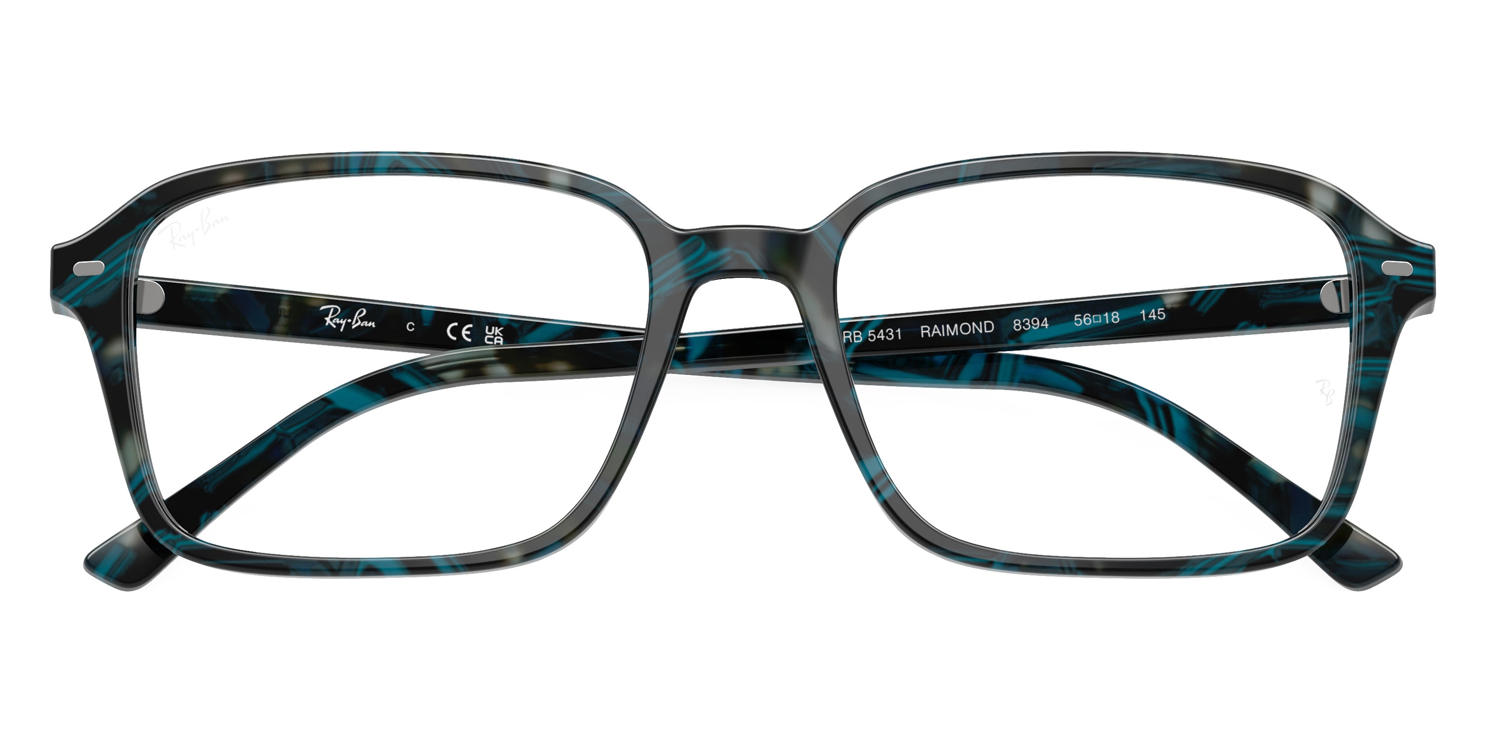 Ray-Ban™ Raimond RX5431 8394 54 - Transparent Fantasy Blue/Gray