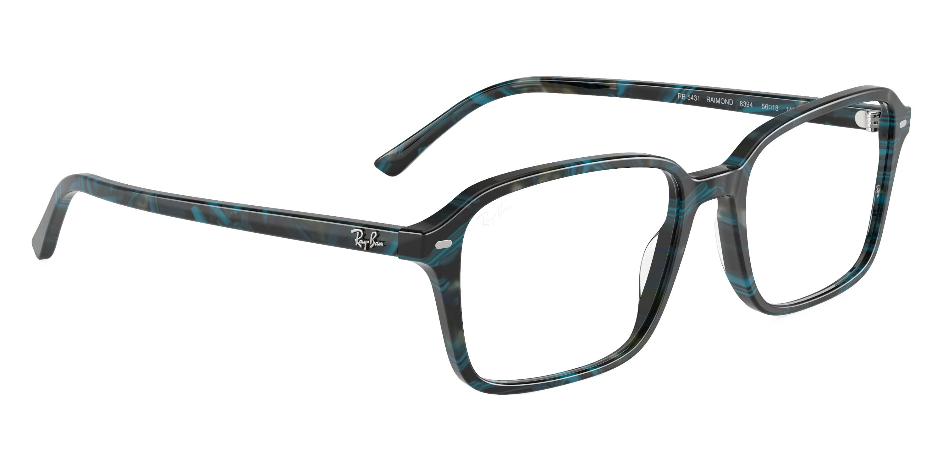 Ray-Ban™ Raimond RX5431 8394 54 - Transparent Fantasy Blue/Gray