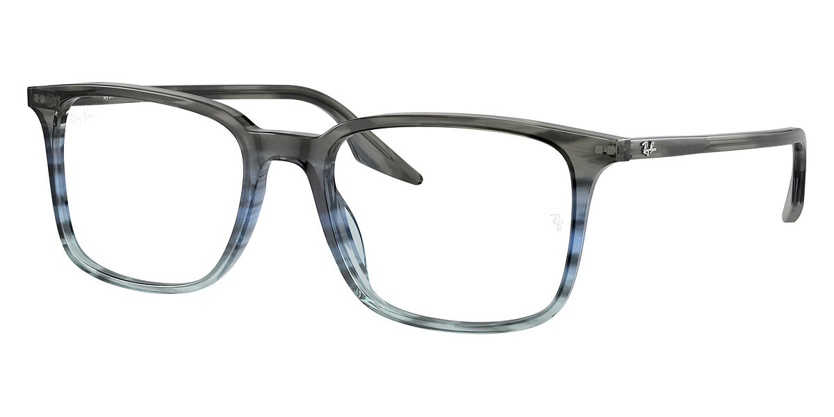 Ray-Ban™ RX5421 8254 53 - Striped Gray and Blue