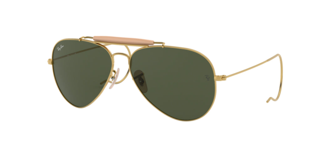 RAY-BAN SUNGLASSES AVIATOR OUTDOORSMAN - RB3030 L0216 58