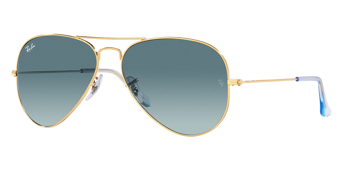 RAY-BAN SUNGLASSES AVIATOR - RB3025 001/3M 55 - Gold