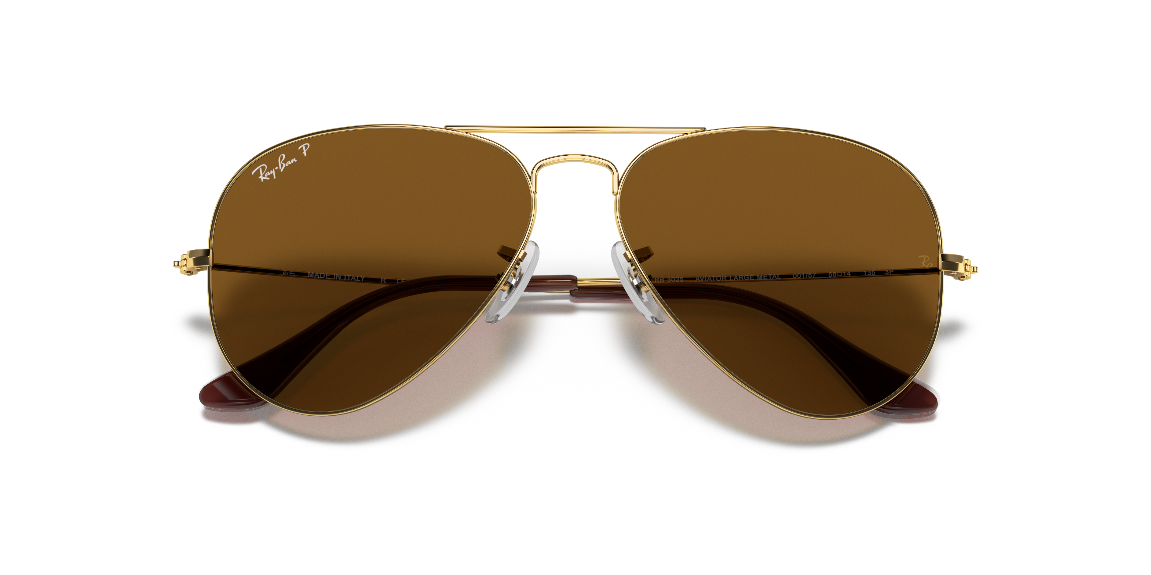 RAY-BAN SUNGLASSES AVIATOR - RB3025 001/57 58