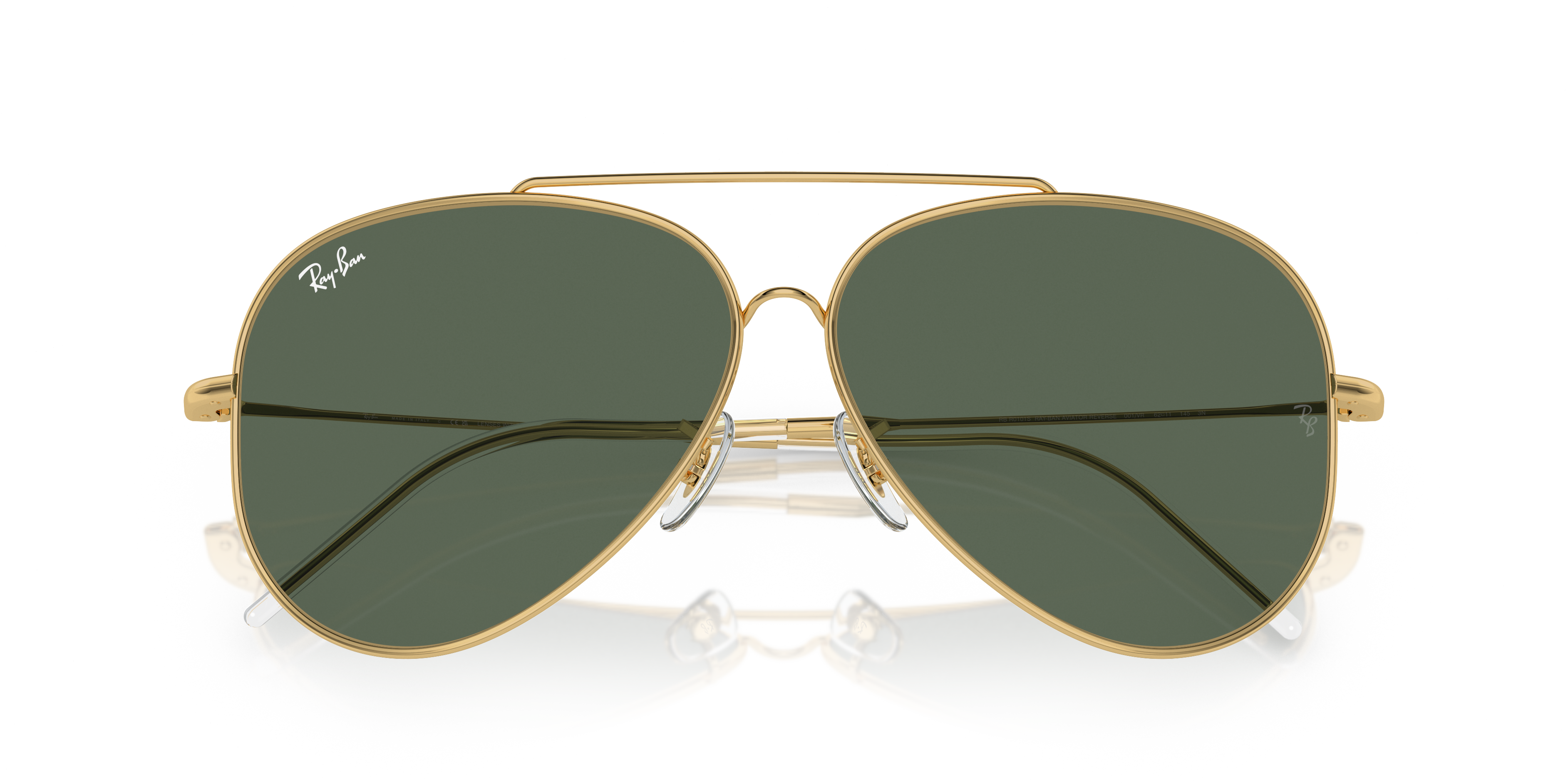 RAY-BAN SUNGLASSES AVIATOR REVERSE - RBR0101S 001/VR 59