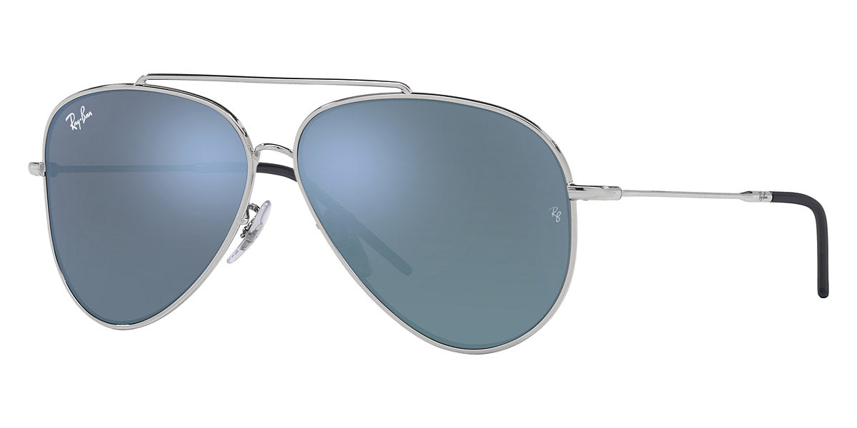 RAY-BAN SUNGLASSES AVIATOR REVERSE - RBR0101S 003/GA 59 - Silver