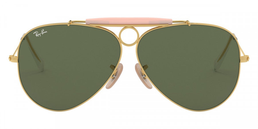 RAY-BAN SUNGLASSES AVIATOR SHOOTER - RB3138 001 58 - Arista